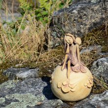 Luční víla - keramika do zahrady, 20cm